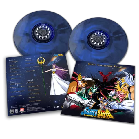 Reservar Vinilo Saint Seiya - Music Collection Volume 2 2LP Color Azul Transparente 