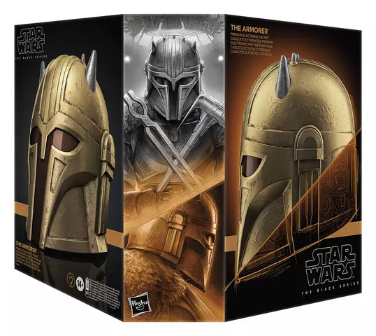 Reservar Casco Electrónico Mandalorian Star Wars The Armorer 1/1 Hasbro Réplicas