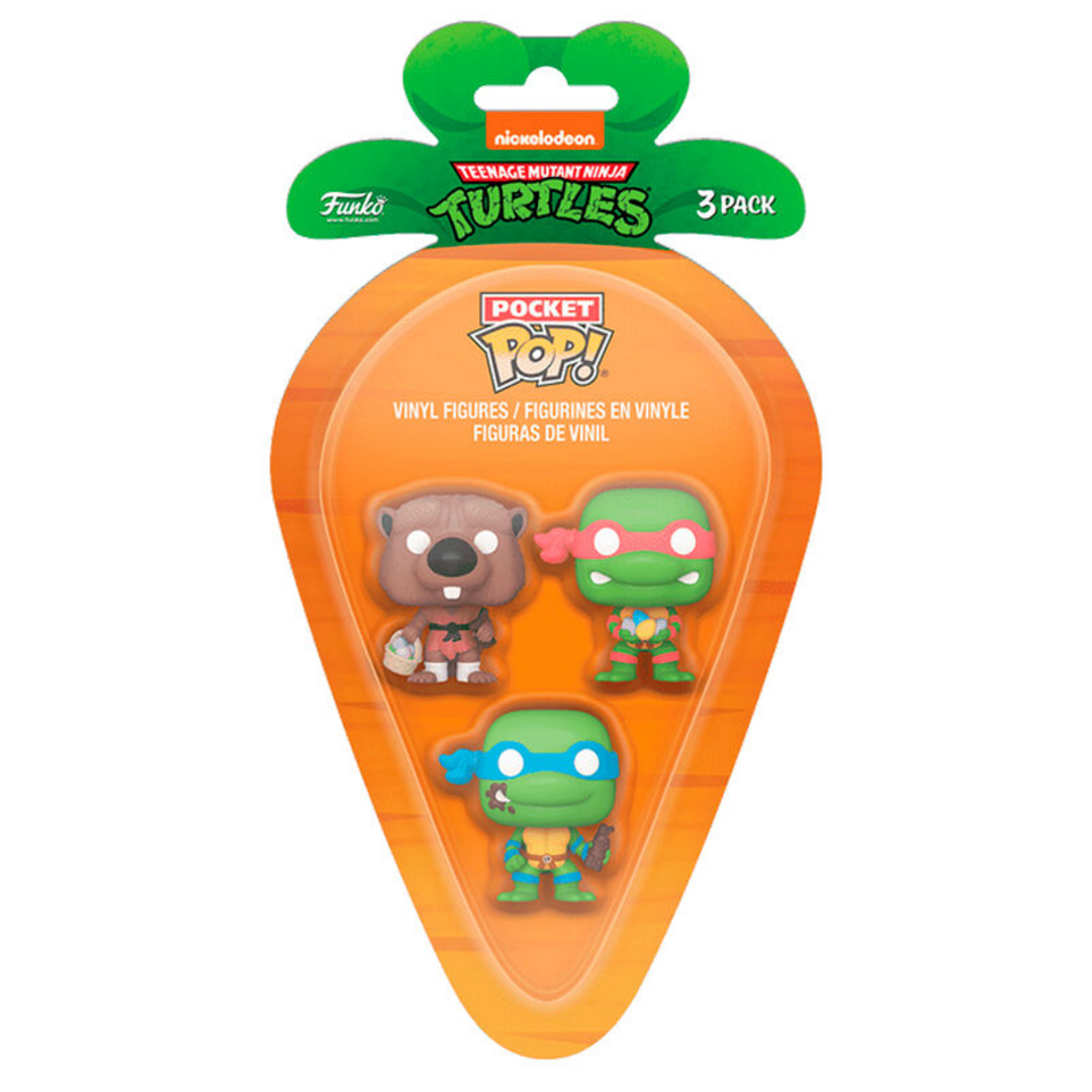 Funko Carrot Pocket Pop! Teenage Mutant Ninja Turtles (TMNT) - Leonardo - Figura de Vinilo Coleccionable - Idea de Regalo- Mercancia Oficial - Juguetes para Niños y Adultos - TV Fans