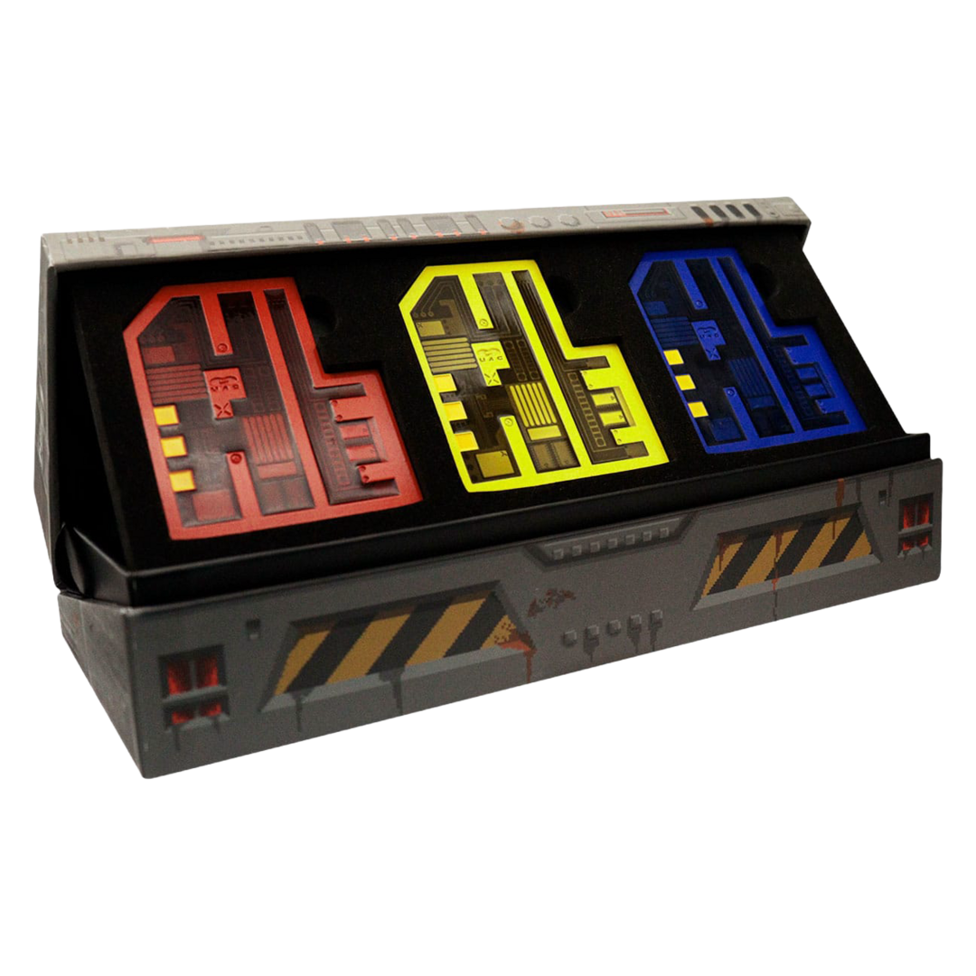 Doom 30th anniversary pixel key set of 3