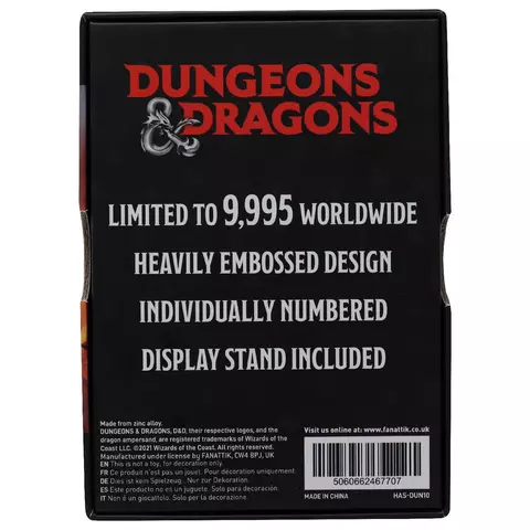 Comprar Lingote Manual Jugador Dungeons & Dragons Edición Limitada Fanattik Limitada