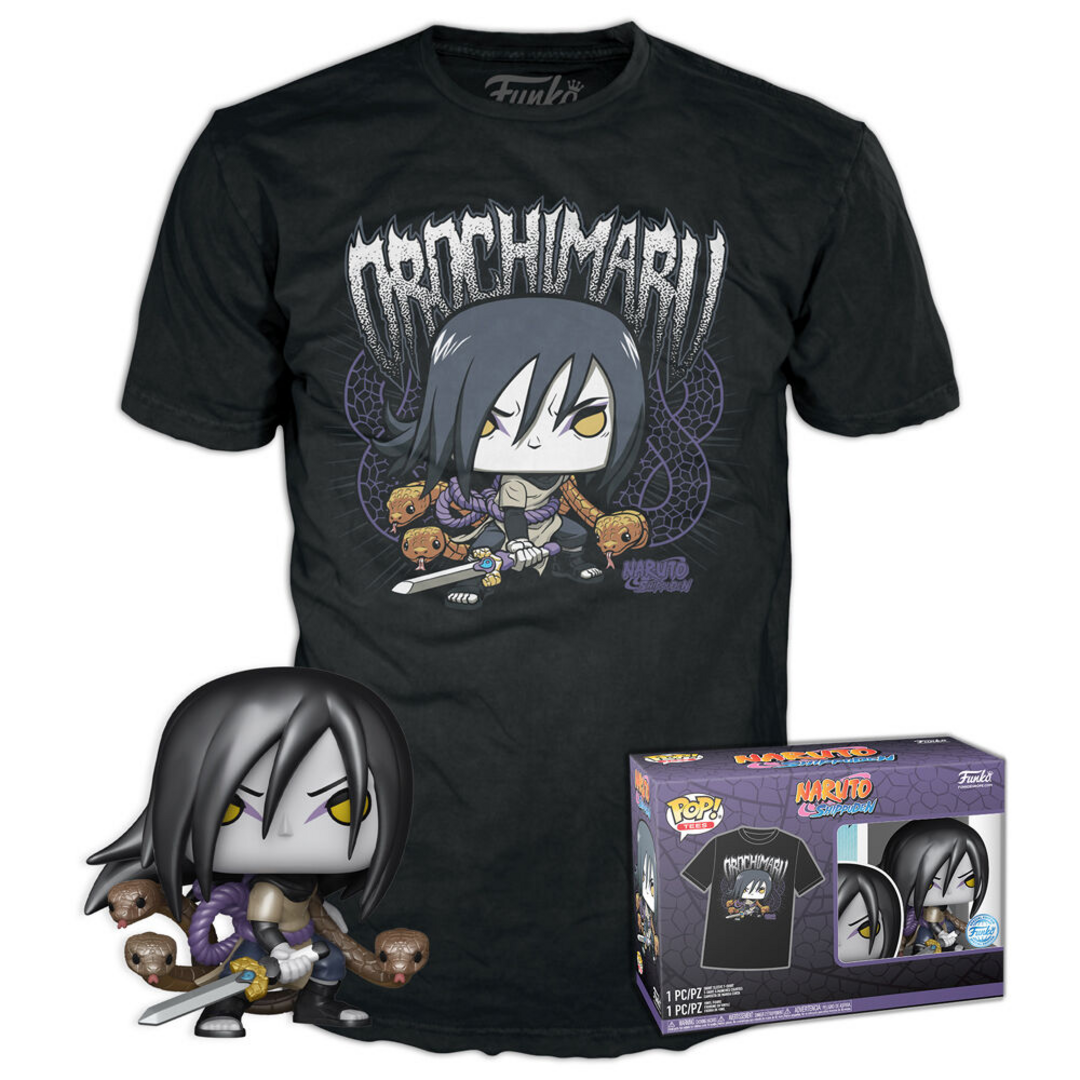 Funko Set Figura Pop & tee Naruto Shippuden Orochimaru