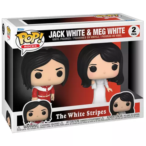 Comprar Blister 2 figuras POP The White Stripes Jack White and Meg White Figuras Estándar