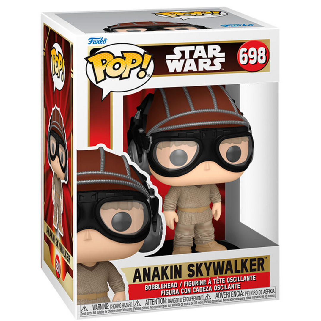 Funko Pop! Star Wars: Episode 1 The Phantom Menace Anniversary - Anakin Skywalker with Helmet - Figura de Vinilo Coleccionable - Idea de Regalo- Mercancia Oficial - Movies Fans