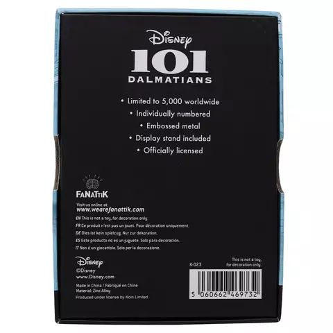 Reservar Lingote 101 Dálmatas Disney Edición Limitada Fanattik Limitada