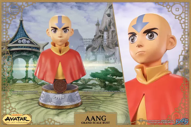Reservar Busto Resina Aang Avatar: The Last Airbender First 4 Figures Bustos