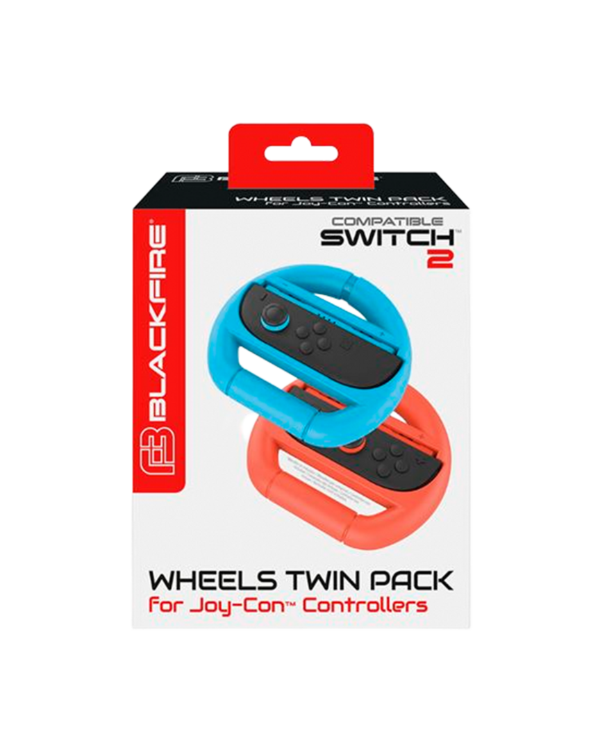 Kit joycon de volantes para carreras - blackfire switch 2
