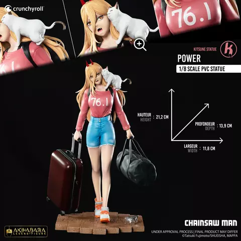 Reservar Figura Power & Nyako Chainsaw Man 1/8 Kitsune Statue Figuras Estándar