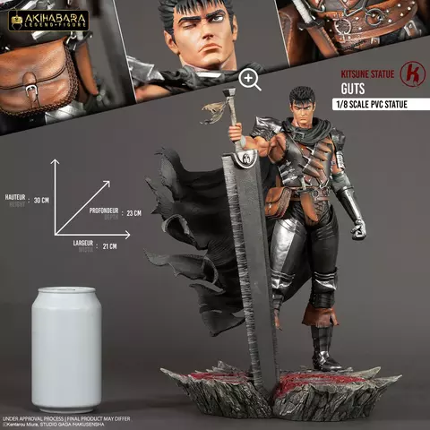 Reservar Figura Guts Berserk Ver.2 Akihabara Legend 1/8 Kitsune Figuras Estándar