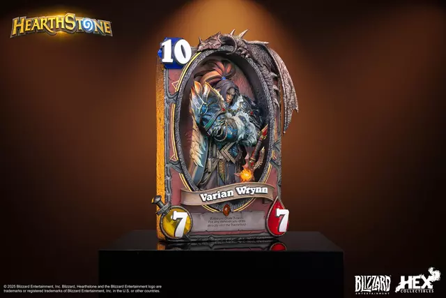 Reservar Figura Varian Wrynn World of Warcraft Hearthstone 3D Art Frame HEX Collectibles Figuras Estándar