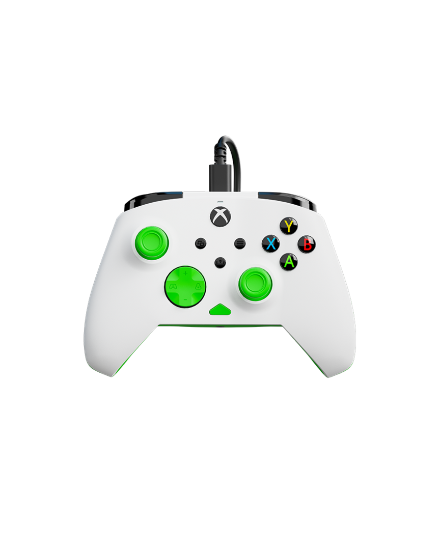 Rematch Core Wired Controller · White Green