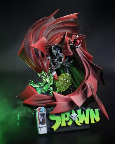 Reservar Estatua Spawn Black White & Red All Over DC Direct Estatuas Estándar