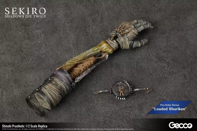 Reservar Réplica Brazo Shinobi Sekiro Shadows Die Twice 1/2 Gecco Réplicas