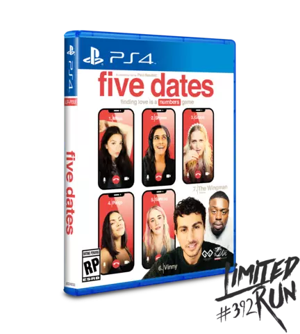 Carátula de Five Dates (Import) para PS4 (edición PAL España)