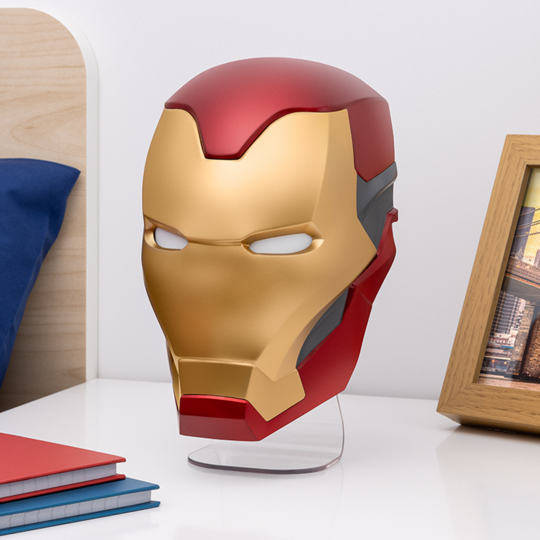 Iron man helmet light