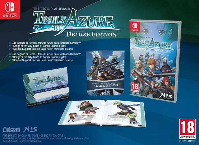 Comprar The Legend of Heroes: Trails to Azure Edición  Deluxe Switch Deluxe