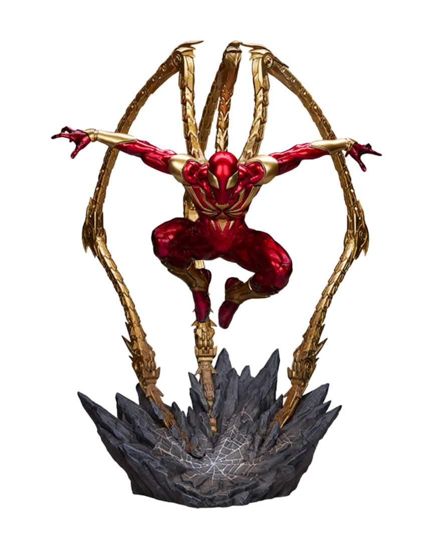 Estatua iron spider marvel edición premium 68 cm