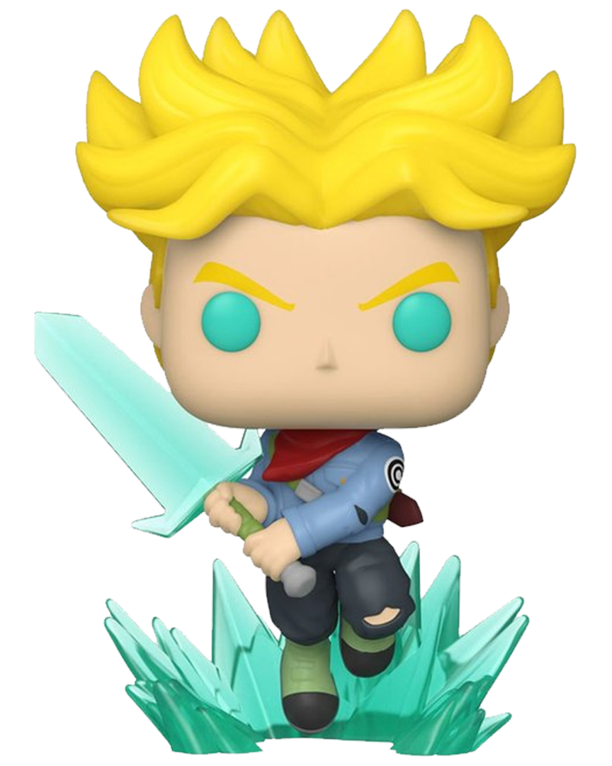 Figura pop! trunks super sayan con espada dragon ball super 9cm