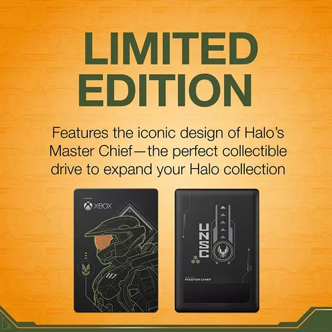 Comprar Disco Duro HDD Externo 2TB Seagate Xbox One Edición Limitada Halo: Masterchief   Xbox One 2TB