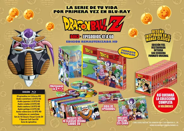 Comprar Dragon Ball Z Box 3 Episodios 41 a 60 Edición Blu-ray Box 3 Blu-ray