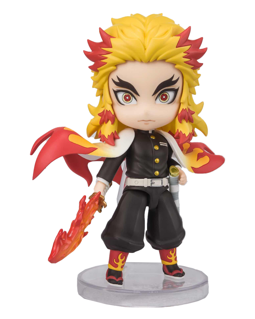 Figura kyojuro rengoku flame breathing 9cm kimetsu no yaiba