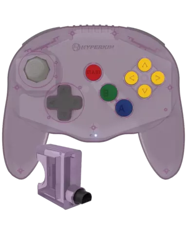 Mando Admiral Premium Wireless Hyperkin Morado (Compatible con Nintendo 64) 