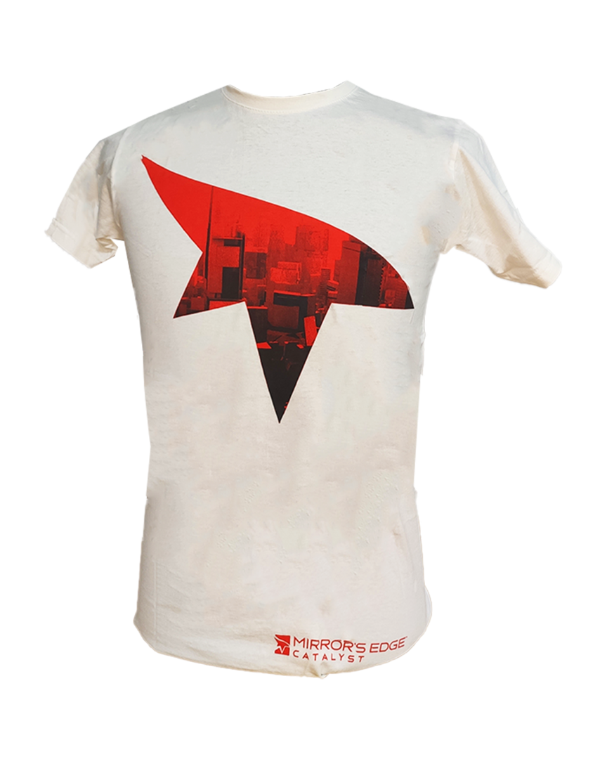 Camiseta blanca mirrors edge symbo tee talla s