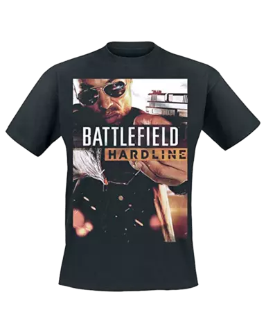 Comprar Camiseta Negra Poster Battlefield Hardline Talla XL Talla XL