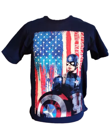 Comprar Camiseta Azul Marvel Capitan America Talla M Talla M