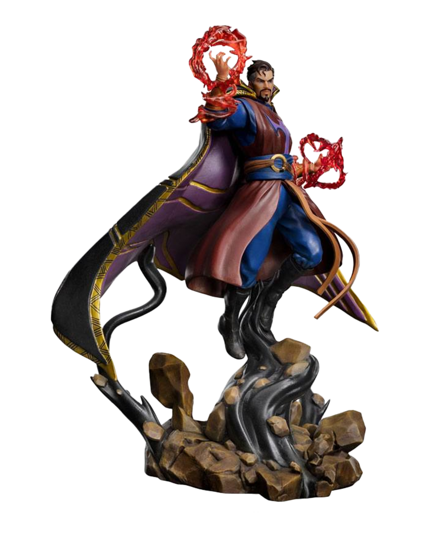 Figura doctor strange supreme what if...? marvel edición deluxe 27 cm