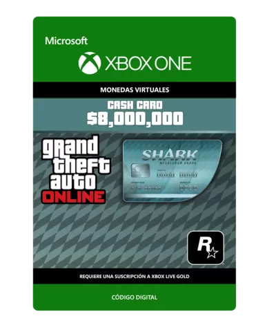 Comprar Grand Theft Auto V: Megalodon Shark Card Xbox Live Xbox One