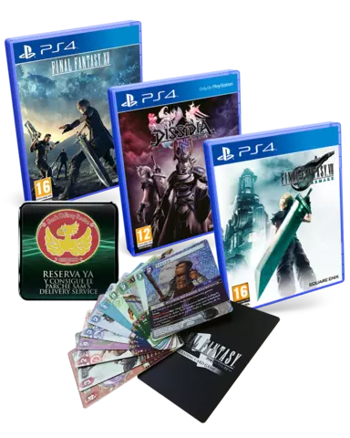Comprar Final Fantasy VII Remake + Dissidia: Final Fantasy NT + Final Fantasy XV PS4 Triple Pack xtralife 