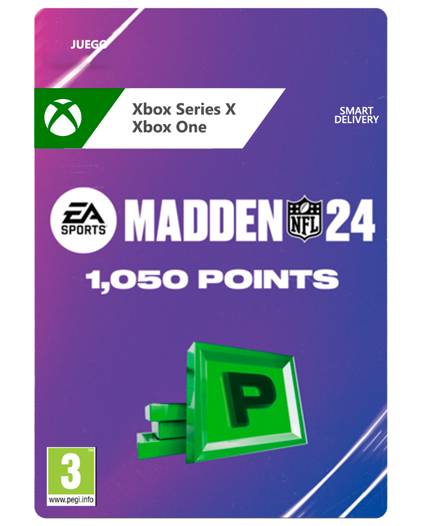 Madden nfl 24: 1050 puntos madden