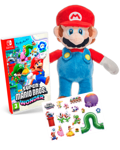 Comprar New Super Mario Bros.U Deluxe + Peluche Mario 22 cm Switch Pack  Peluche