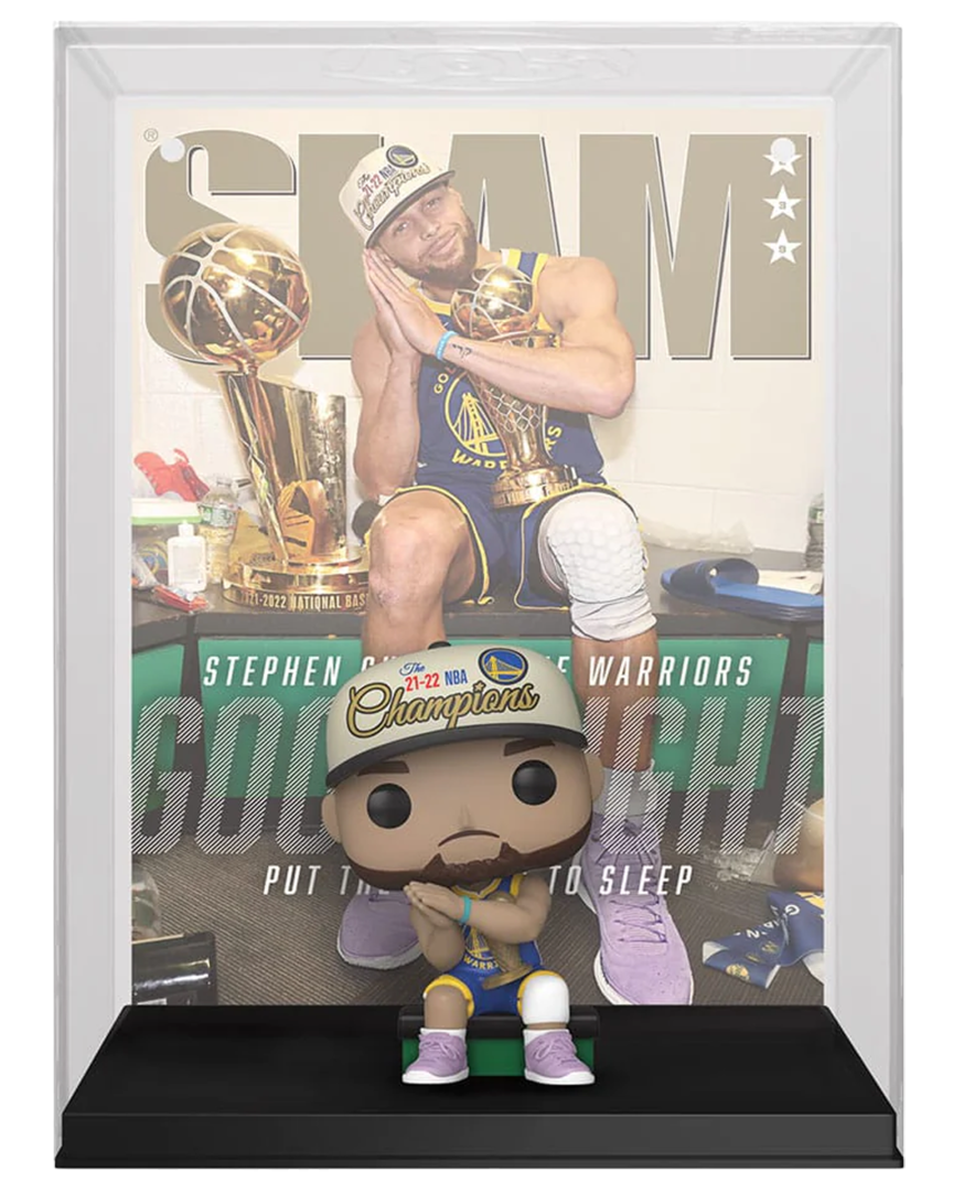 Figuras POP! NBA Stephen Curry Slam Cover