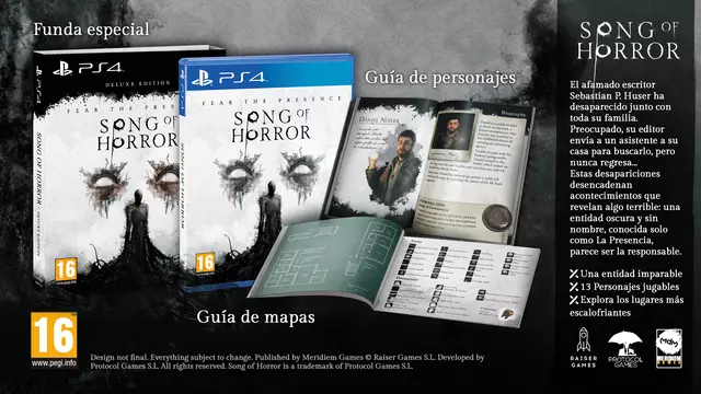 Comprar Song of Horror Edición Deluxe PS4 Deluxe
