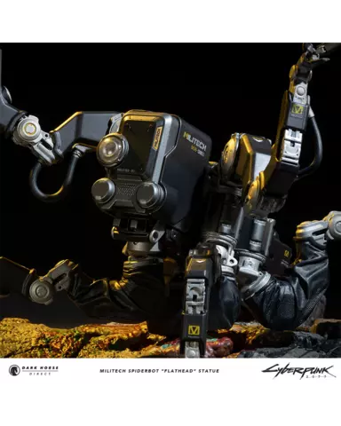 Comprar Estatua Militech Spiderbot “Flathead” Cyberpunk 2077 25 cm Figuras