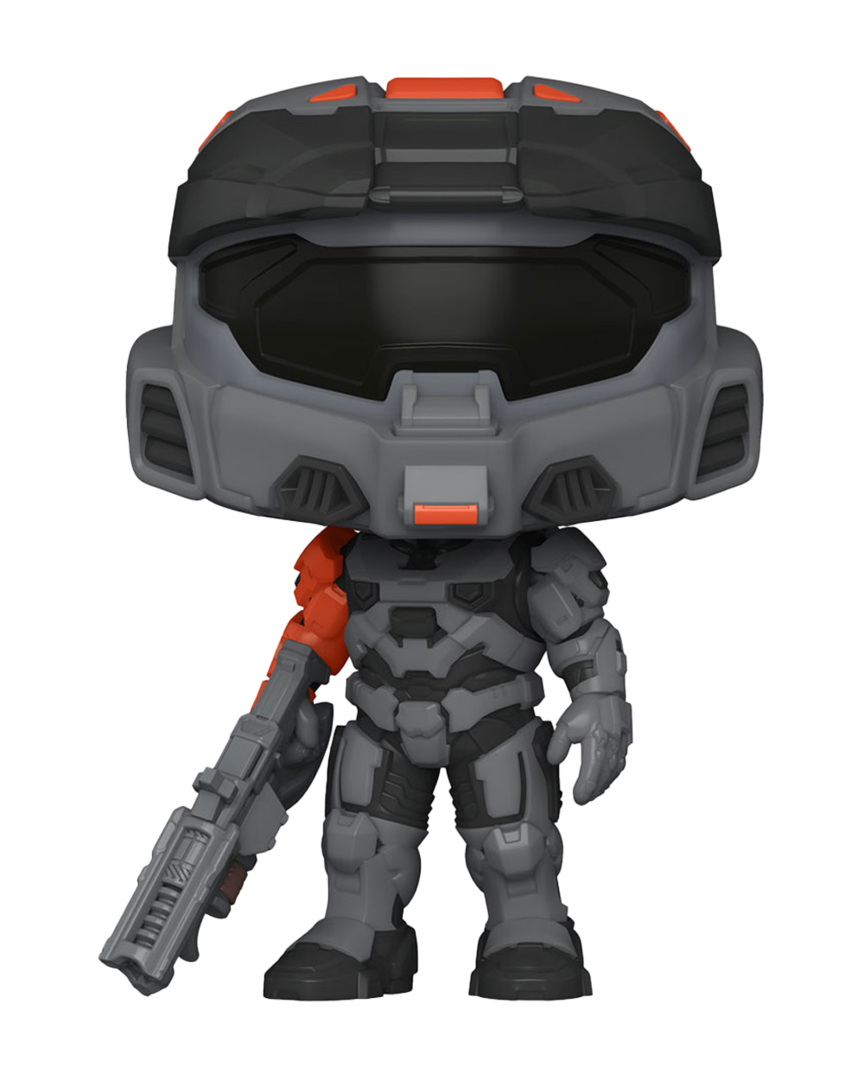 Figura pop! spartan mark vii con rifle de shock halo infinite 9 cm