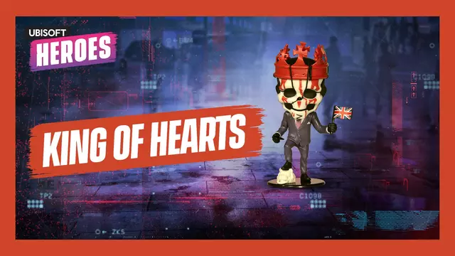 Comprar Figura King of Hearts Watch Dogs Legion Colección Ubisoft Heroes 