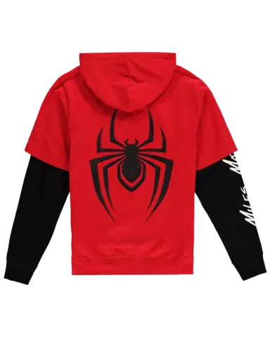 Comprar Sudadera Doble Capa Marvel's Spider-Man Miles Morales Roja Talla XXL Talla XXL