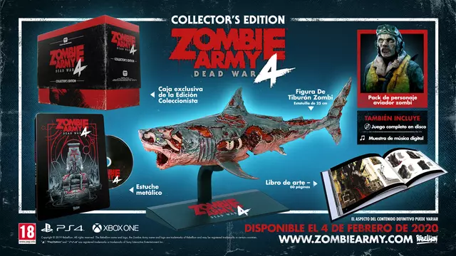Comprar Zombie Army 4: Dead War Edición Coleccionista PS4 Coleccionista