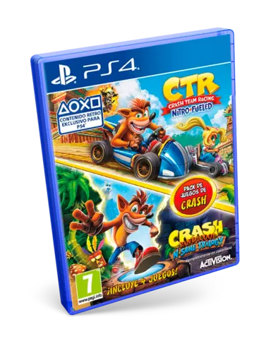 Comprar Crash Team Racing Nitro-Fueled + Crash Bandicoot: N. Sane Trilogy PS4 Estándar
