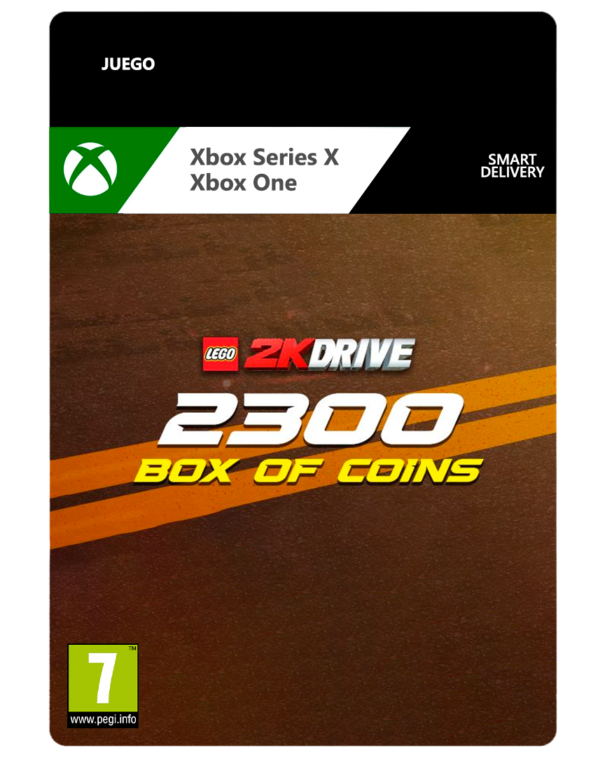 Lego 2k drive box of coins - 2300 monedas