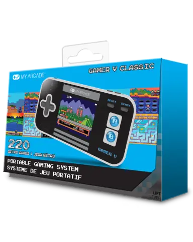 Consola Retro Gamer V Portable Classic My Arcade Negra/Azul 220 Games