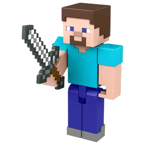 Comprar Figura Steve Core 8 Cm - Minecraft - Mattel Figuras