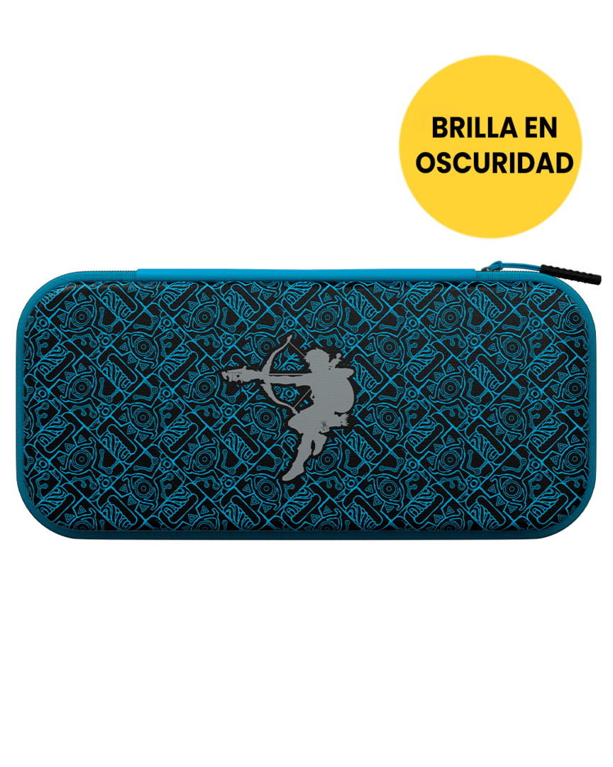 Funda de viaje deluxe link "glow in the dark" the legend of zelda con licencia oficial nintendo