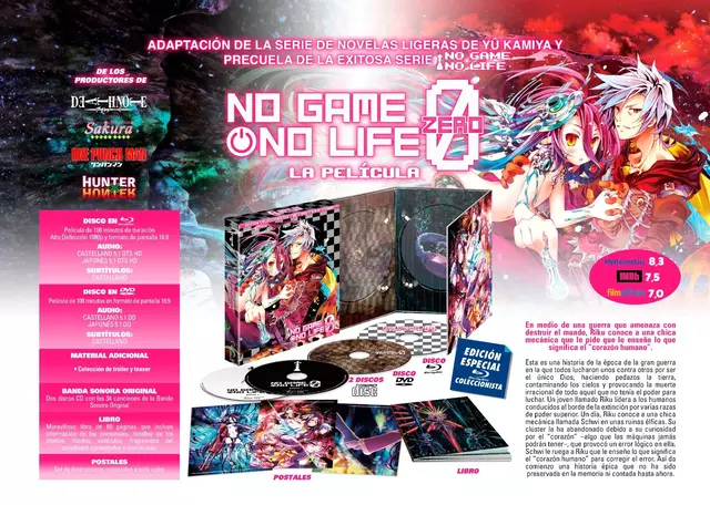 Comprar No Game No Life Zero Coleccionista - Blu-Ray Coleccionista Blu-ray screen 1