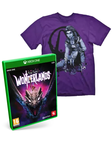 Comprar Tiny Tina's Wonderlands + Camiseta Amara Borderlands Talla S Xbox One Pack + Camiseta Talla S