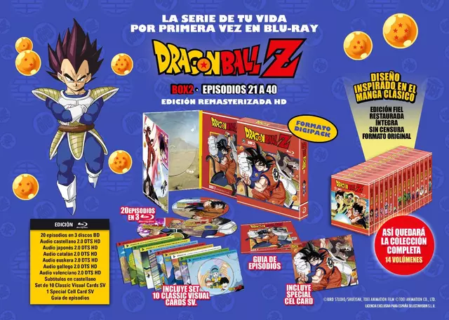 Comprar Dragon Ball Z Box 2 Episodios 21 a 40 Edición Blu-ray Estándar Blu-ray