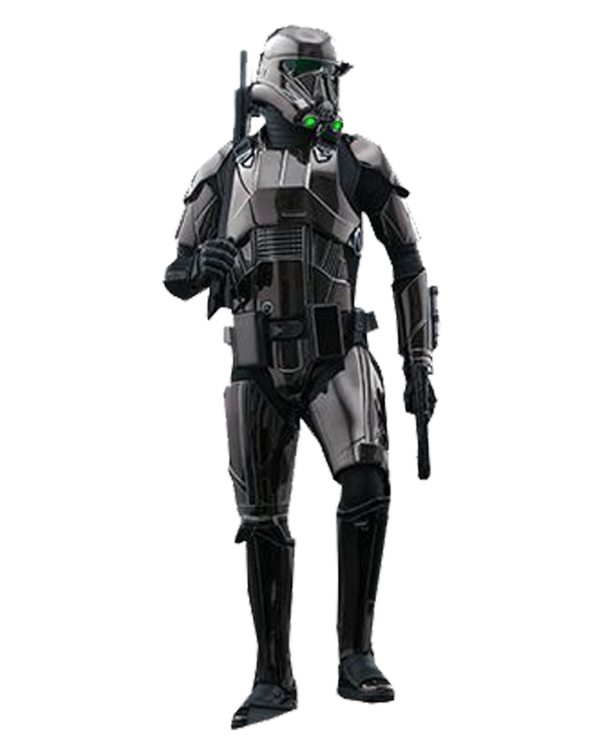 Figura death trooper versión cromo star wars 32 cm